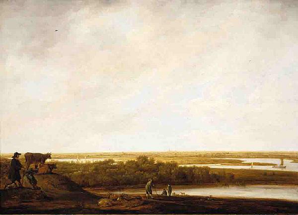 Aelbert Cuyp Panoramic Landscape with Shepherds Sweden oil painting art